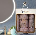 Set 3 prosoape baie - 2 bucati 50x90 cm + 1 bucata 70x140 cm , bumbac 100%  Spa Edition - 86