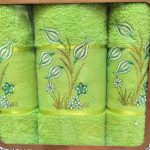 Set 3 prosoape baie - 2 bucati 50x90 cm + 1 bucata 70x140 cm , bumbac 100%  Spa Edition - 102 - imagine 2