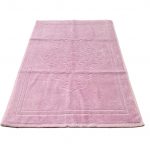 Prosop baie 100% bumbac, jacquard, dimensiune 50x70 cm (pentru picioare), roz pastel - imagine 3
