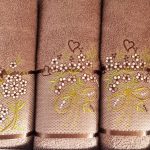 Set 3 prosoape baie - 2 bucati 50x90 cm + 1 bucata 70x140 cm , bumbac 100%  Spa Edition - 110