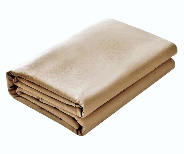 Cearceaf de pat Olandina , bumbac 100% 220x240cm -cappuccino - imagine 2