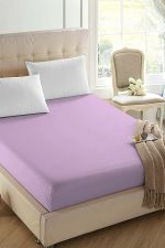 Husa tricot lila 180x200 cm - imagine 2