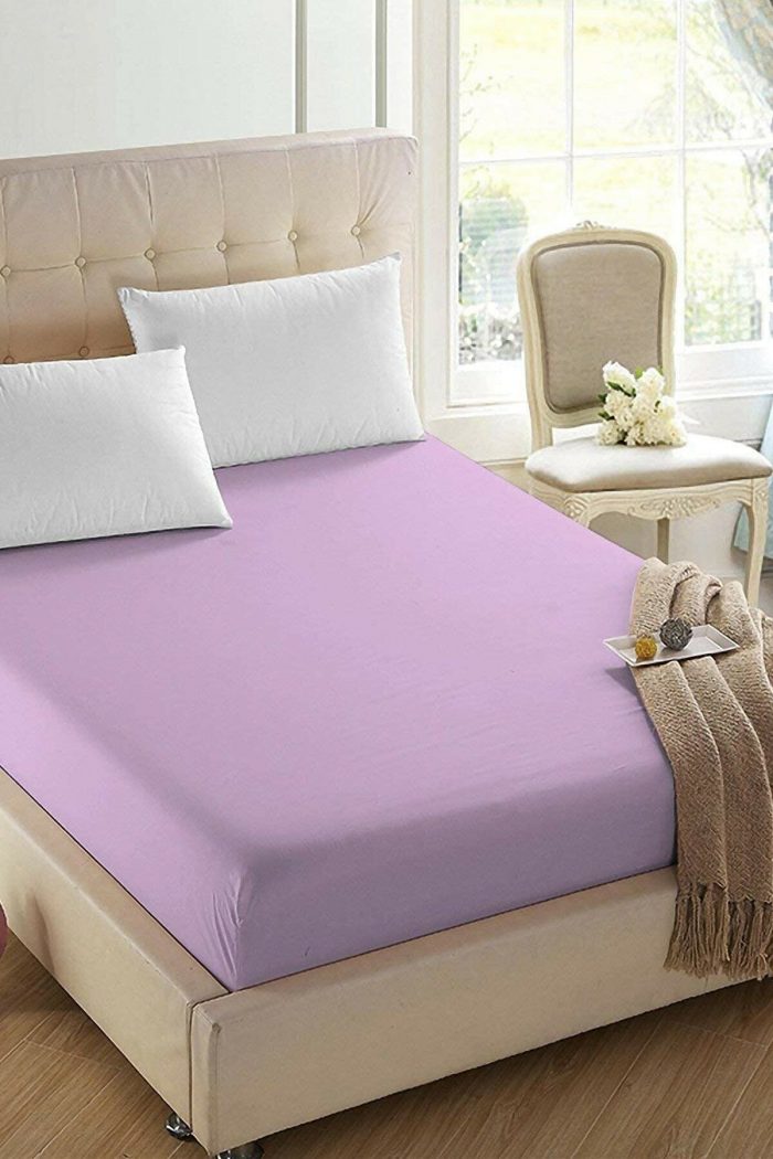 Husa tricot lila 180x200 cm - imagine 2