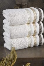 Set 4 prosoape Ingie 50x85cm - yvoire - imagine 2