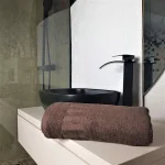 Prosop maro bumbac 100% SPA - Edition 2, dimensiune 50x90 cm - imagine 4