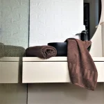 Prosop maro bumbac 100% SPA - Edition 2, dimensiune 50x90 cm