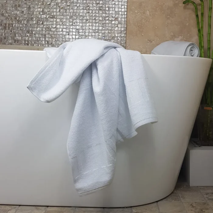 Prosop alb bumbac 100% SPA - Edition 2, dimensiune 50x90 cm - imagine 2