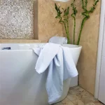 Prosop alb bumbac 100% SPA - Edition 2, dimensiune 70x140 cm