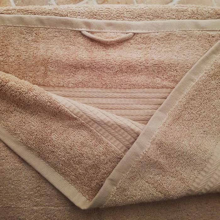 Prosop baie Rise Jacquard, 100% bumbac, 500g/mp - Bej - imagine 8