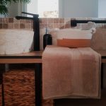 Prosop baie Rise Jacquard, 100% bumbac, 500g/mp - Bej - imagine 4