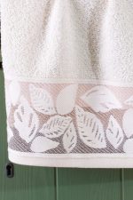 Set 6 prosoape baie  50x80cm , bumbac 100% LEAVES - imagine 2