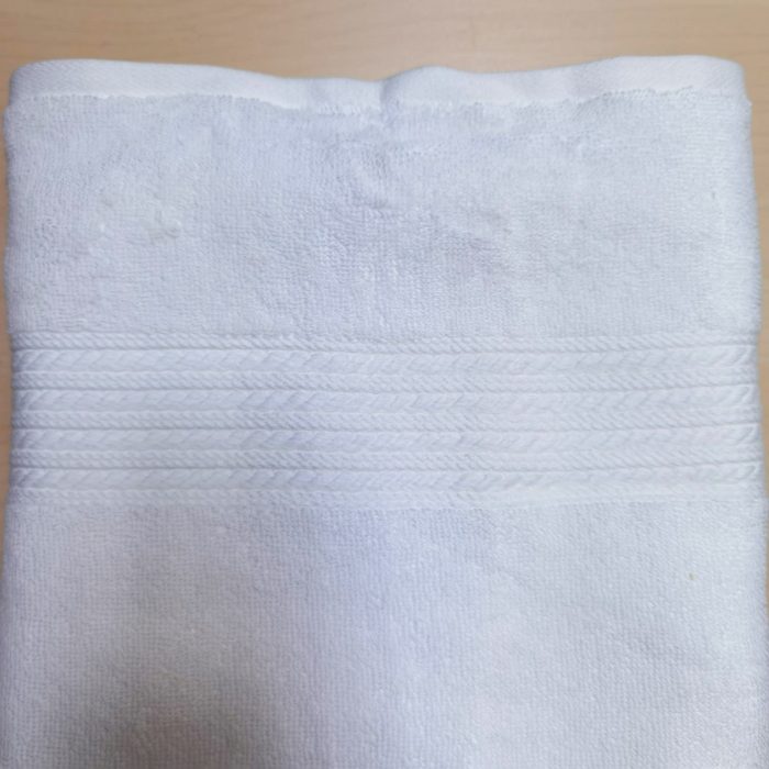 Prosop de baie Bianca - Hotel, cu model - 70x140 cm - 100% bumbac, 450 g/mp, alb, 13 - imagine 2