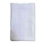 Prosop de baie Bianca - Hotel, cu model - 70x140 cm - 100% bumbac, 450 g/mp, alb, 13