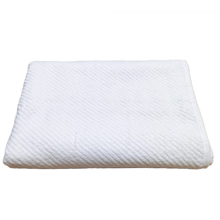 Prosop de baie Bianca - Hotel, cu model - 70x140 cm - 100% bumbac, 450 g/mp, alb, 14 - imagine 2