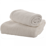 Set 2 prosoape baie - 50x90cm + 70x140cm, fara bordura, bumbac 100% - Champagne - imagine 2
