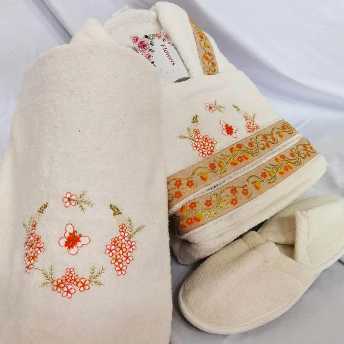 Set 1 persoana Royal Home Collection - halat si prosoape baie  – 007 - imagine 4