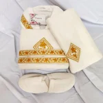 Set 1 persoana Royal Home Collection - halat si prosoape baie  – 004