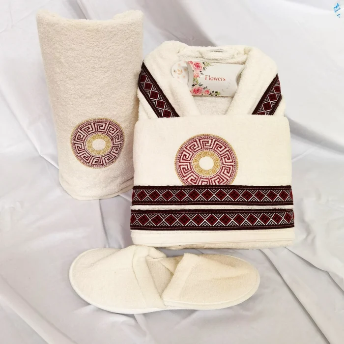 Set 1 persoana Royal Home Collection - halat si prosoape baie  – 005 - imagine 2