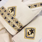 Set 1 persoana Royal Home Collection - halat si prosoape baie  – 003 - imagine 2