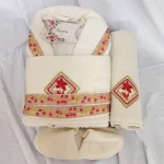 Set 1 persoana Royal Home Collection - halat si prosoape baie  – 002