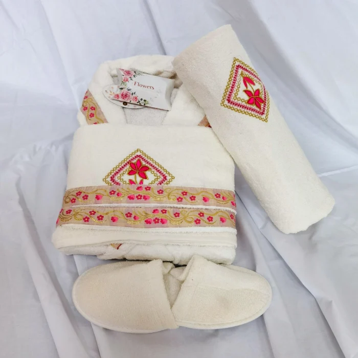 Set 1 persoana Royal Home Collection - halat si prosoape baie  – 002 - imagine 2