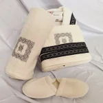 Set 1 persoana Royal Home Collection - halat si prosoape baie  – 008 - imagine 3