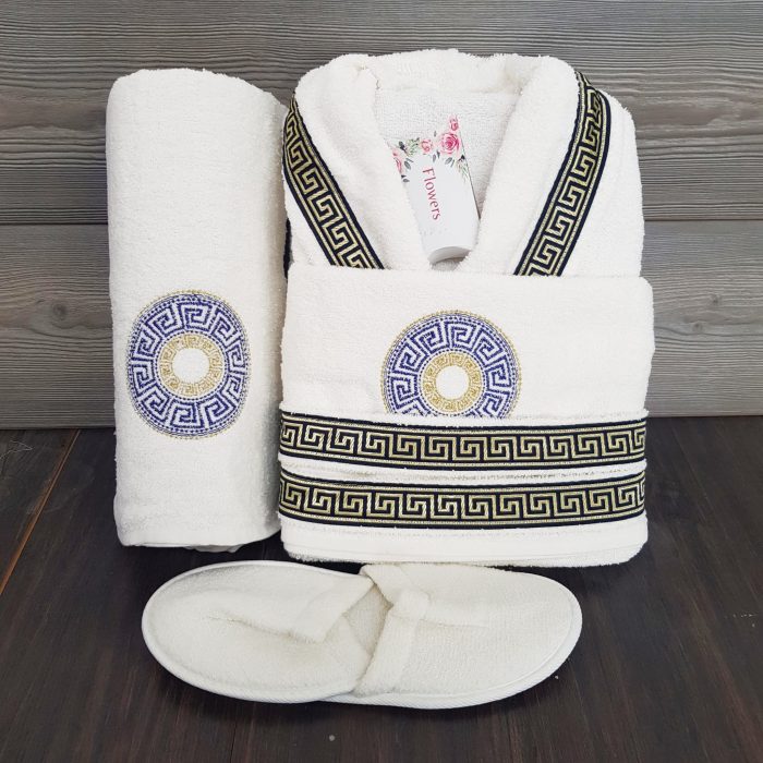 Set 1 persoana Royal Home Collection - halat si prosoape baie  – 0010 - imagine 4