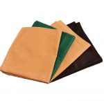 Pachet 4 fete de perna, 40x40 cm, olandina, 100% bumbac, portocaliu, maro, verde