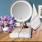 Set 2 prosoape baie - 50x90cm + 70x140cm , bumbac 100%  Oriental - imagine 3