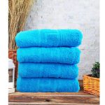 Prosop de baie Greek Border, 100% bumbac, 70x140 cm - turquoise