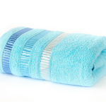 Pachet 6 bucati prosoape baie pentru maini - Ingie, 30x50 cm, 100% Bumbac, fuxia si turquoise - imagine 5