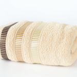 Prosop baie pentru maini - Ingie beige - 100% bumbac, 30x50 cm - imagine 5