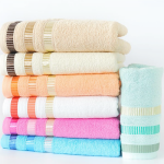 Prosop baie pentru maini - Ingie beige - 100% bumbac, 30x50 cm - imagine 3